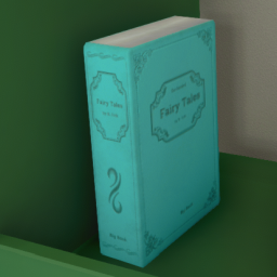 Book Thick Large (Fairytales, Light Blue)