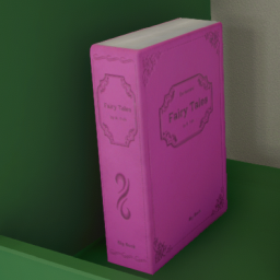 Book Thick Large (Fairytales, Fuchsia)