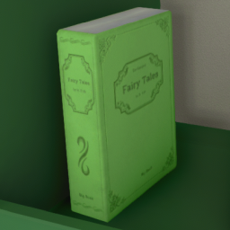 Book Thick Large (Fairytales, Light Green)