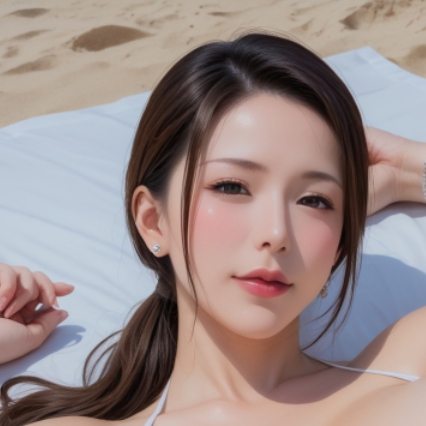 沙滩巨乳来者不拒2