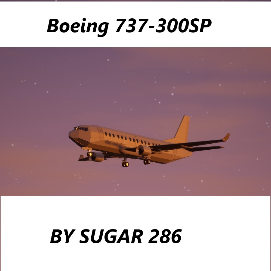 Boeing 737-300SP  (By Sugar 286)