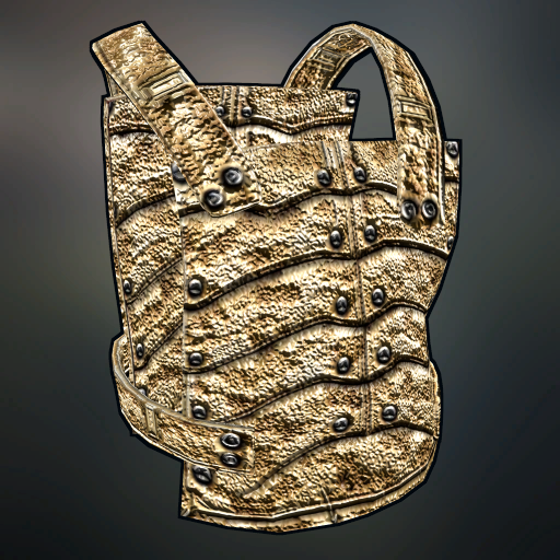 Desert Ghost Metal Chest Plate