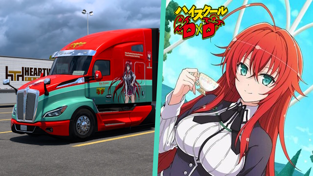 Kenworth T680 2022 Rias Gremory - High School DxD [Combo Skin]
