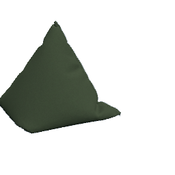 Messy Pillow Green