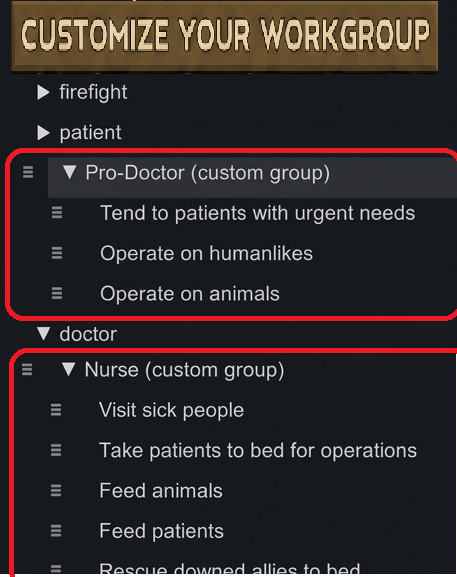 Work Tab Groups