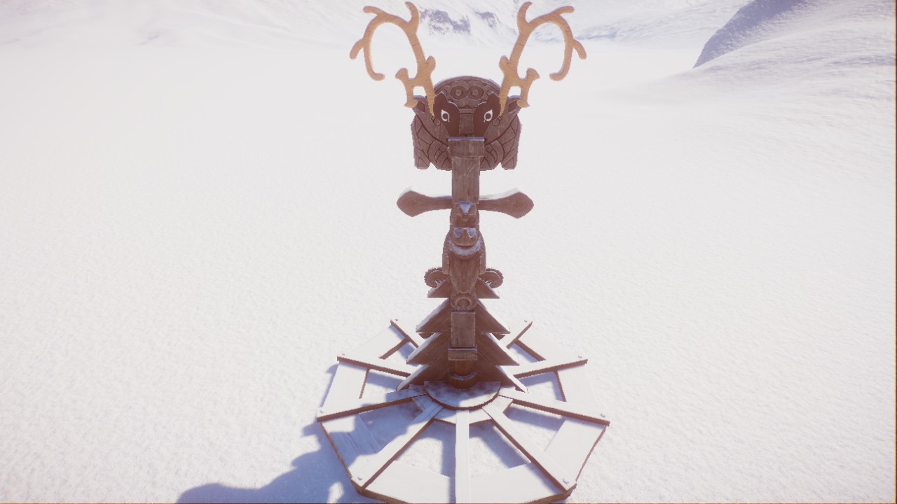 Arctic totem Pole