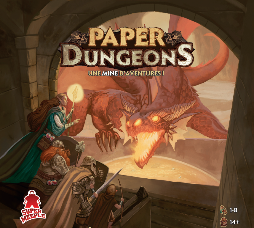 Paper Dungeons VF Super Meeple preview
