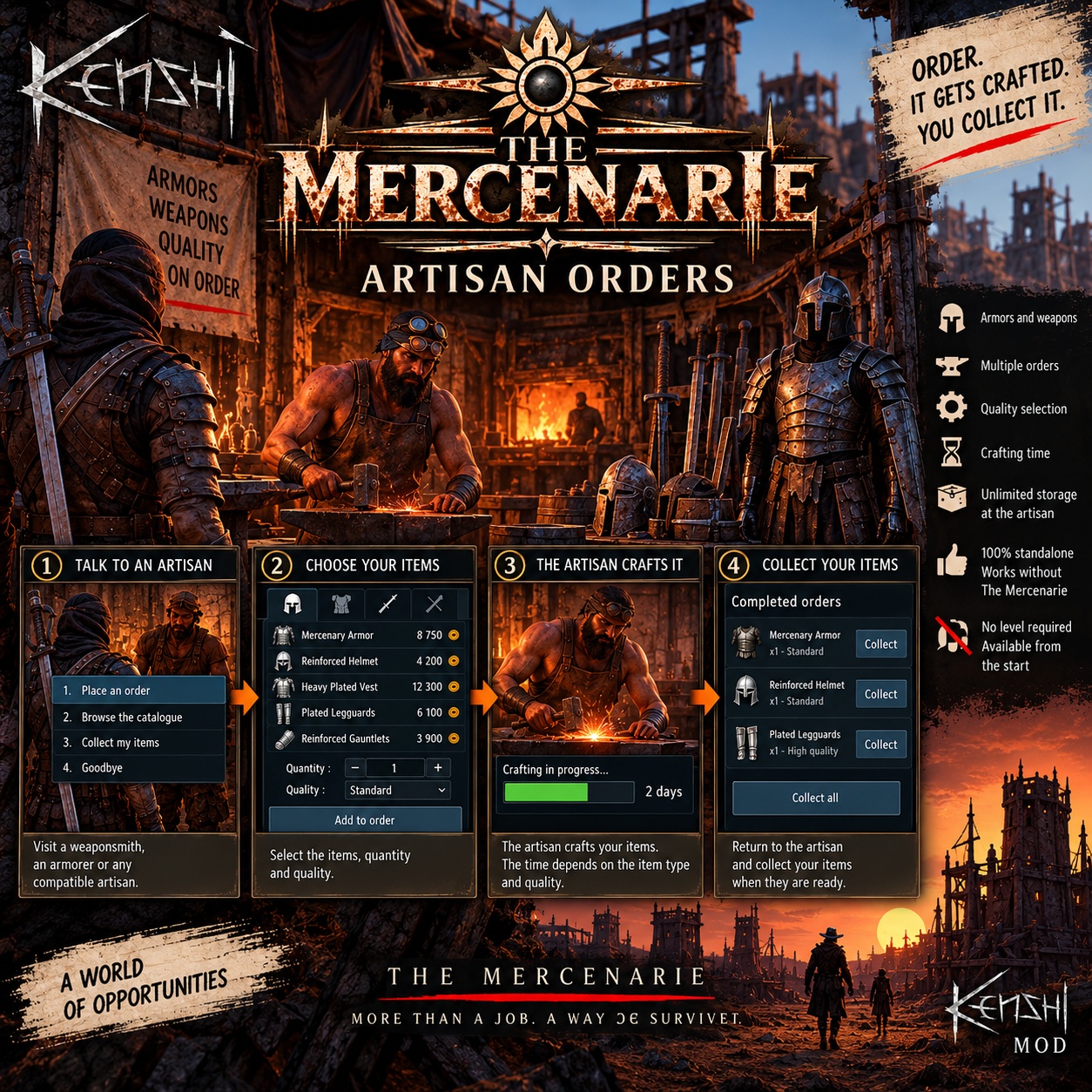 Artisan Order ( RE_Kenshi )