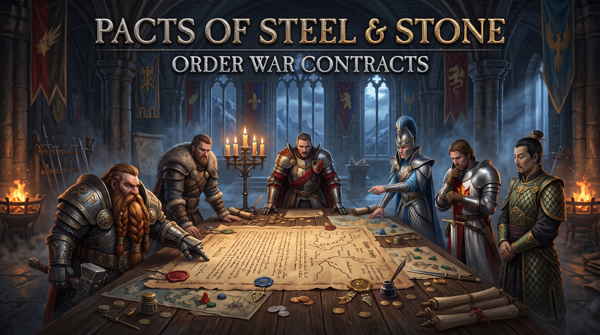 🛡️ Pacts of Steel & Stone — Order War Contracts ⚔️