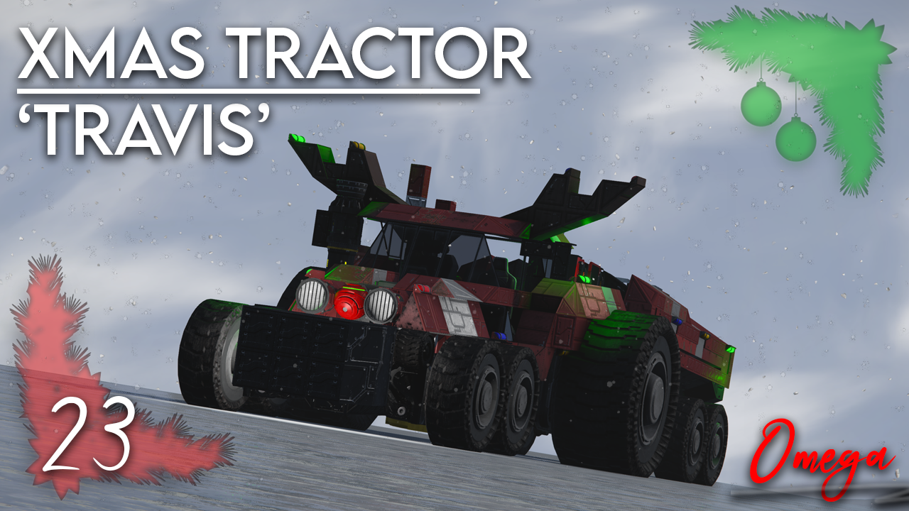 Day 23 | 'Travis' - Christmas Tractor (NO DLC)