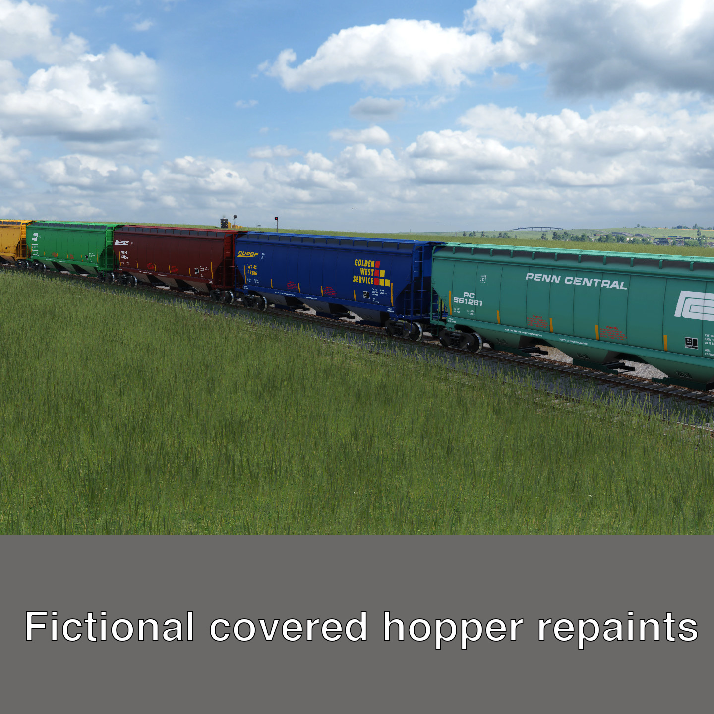 Fictional Covered Hopper repaints