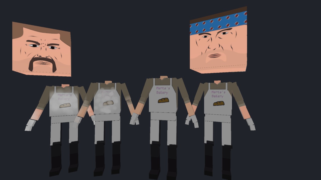 Hands in the flour pack