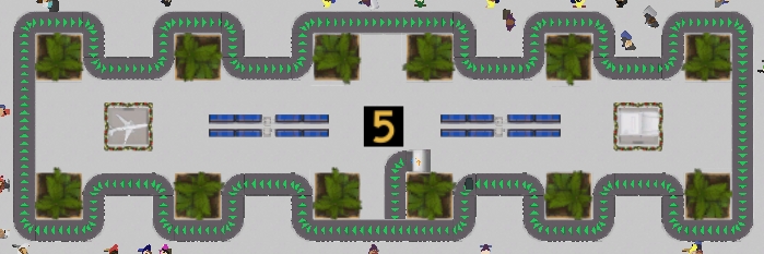 Large Baggage Claim with information boards preview