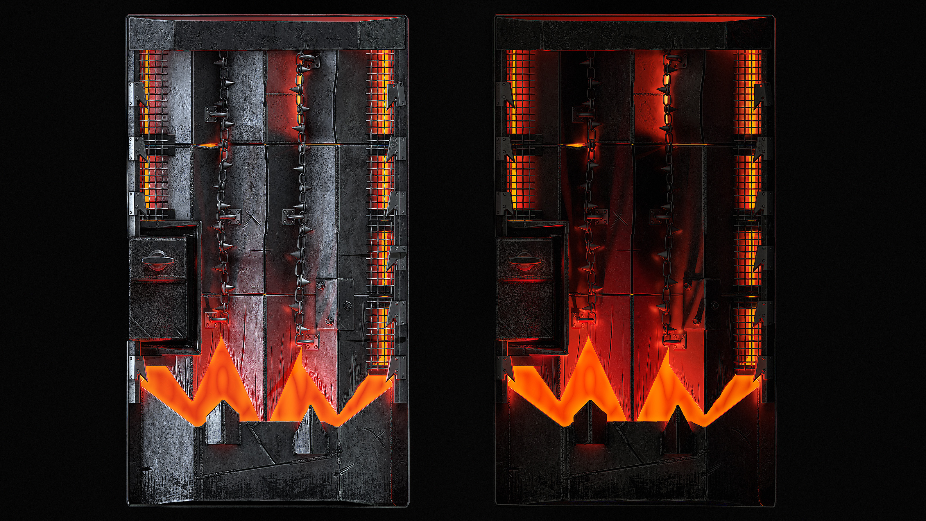Forge Sheet Metal Door
