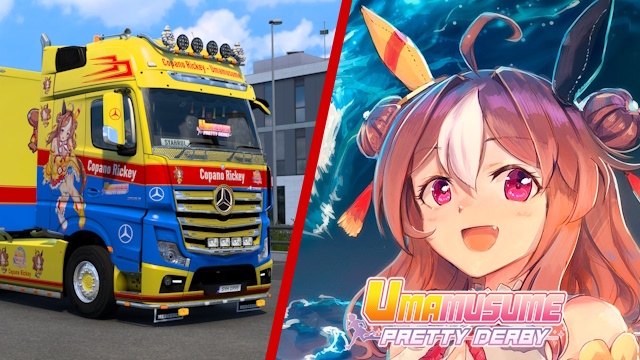 Mercedes Actros MP4 Copano Rickey - Uma Musume: Pretty Derby [Combo Skin]