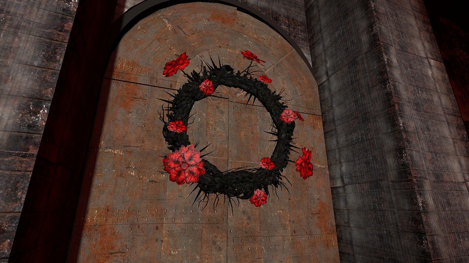 Black Tree Wreath