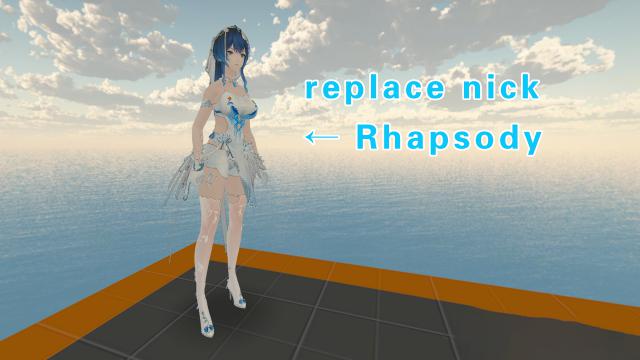 Snowbreak Rhapsody（尘白禁区 凯茜娅-狂诗）replace nick