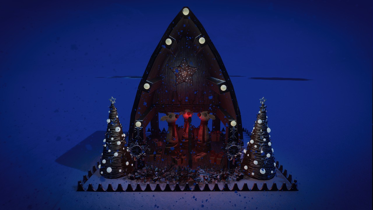 Rudolph - Christmas Statue