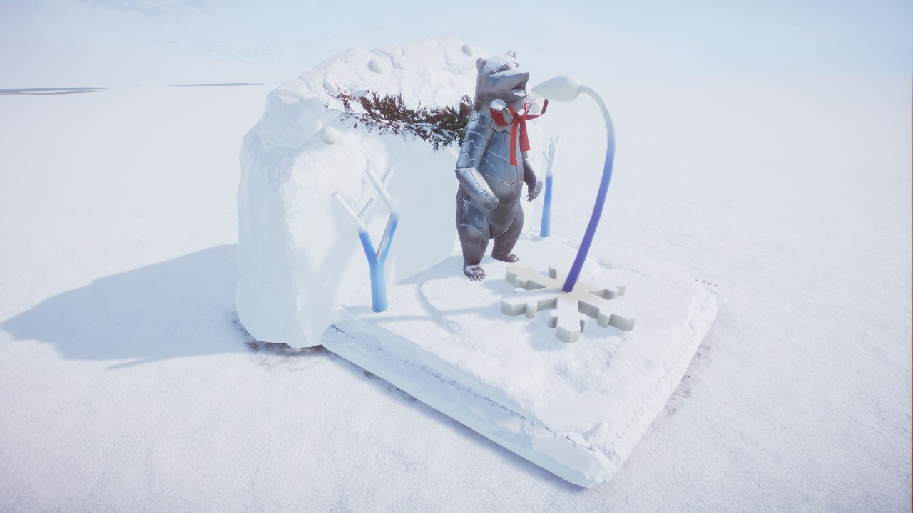 White Christmas - Statue