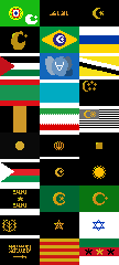 What if the Caliphate Returned - A Saudi Empire flags
