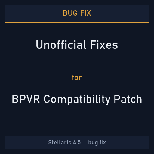 Bug Fix: BPVR Compatibility Patch
