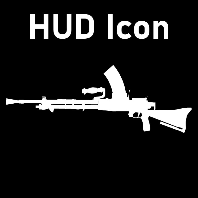 Type 99 LMG HUD Icon (Desert Rifle)
