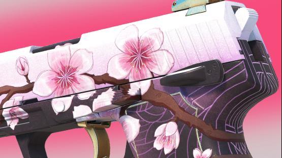 USP-S l Sakura 2 Black (Glitter Iridescent)