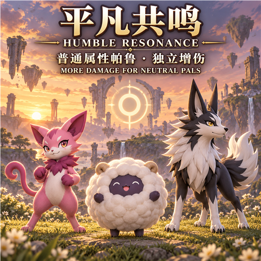 平凡共鸣｜普通属性帕鲁强化 | Humble Resonance