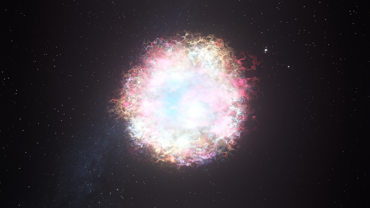 stars inside a supernova