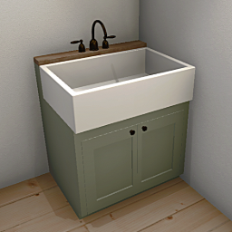 Rosemary Kitchen sink 75 cm - Sage green