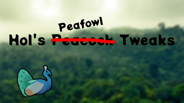 Hol's Peacock Tweaks mod preview for RimWorld