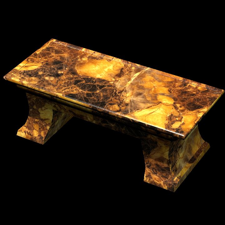 Table, Amber Marble