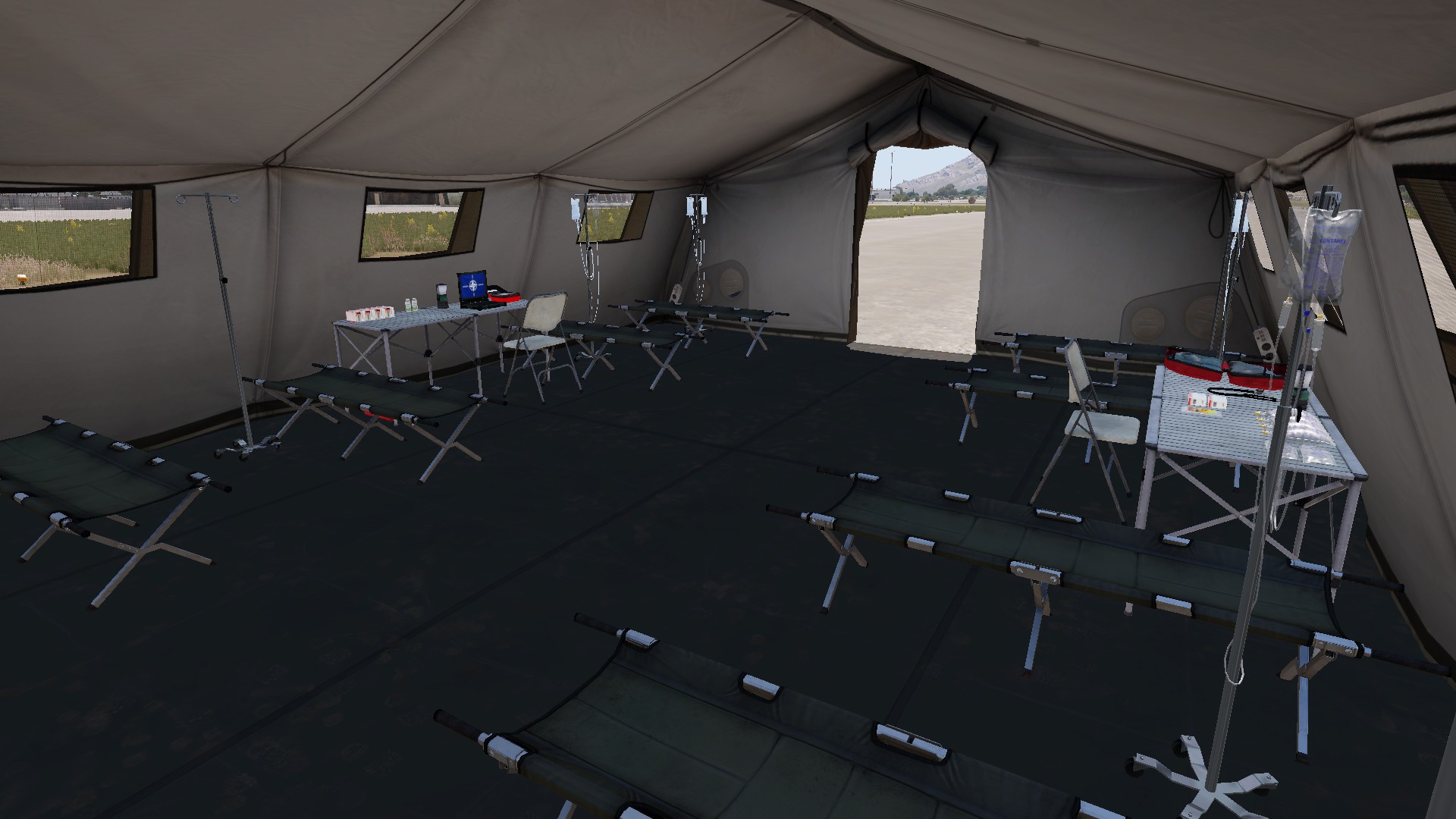[MW] Zelt Medi Station