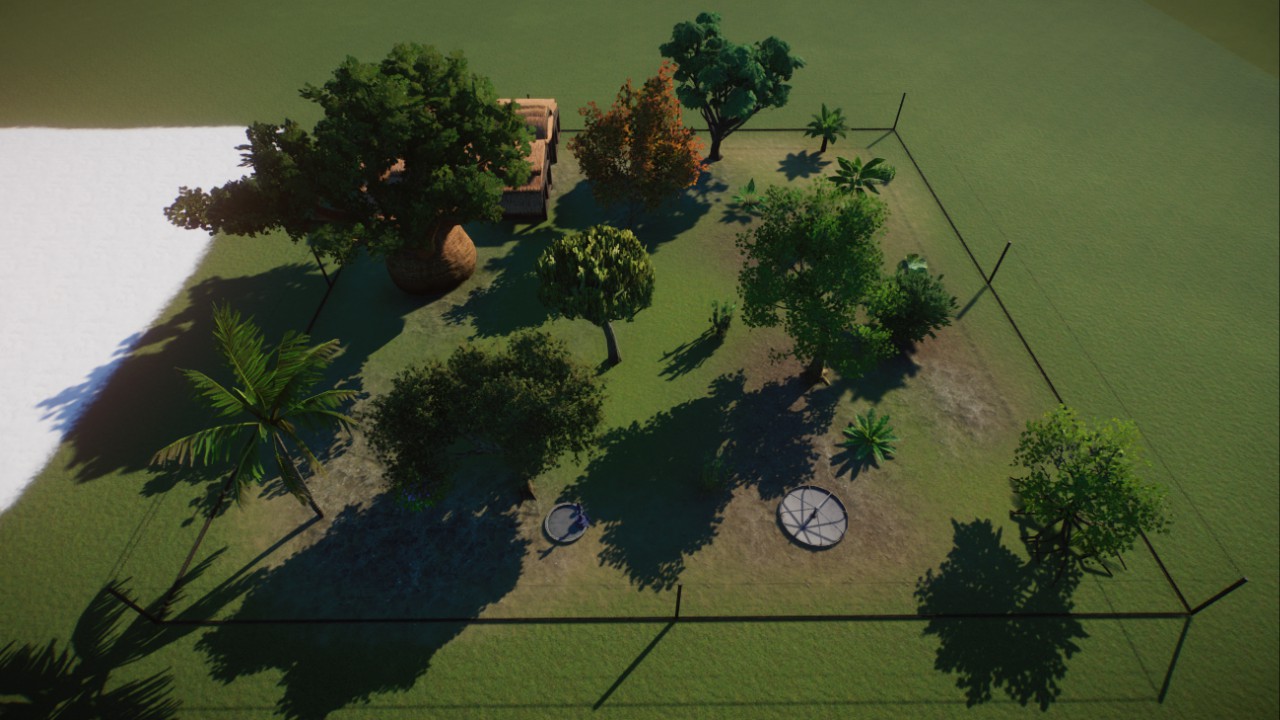 Double Common Warthog Habitat (Updated)