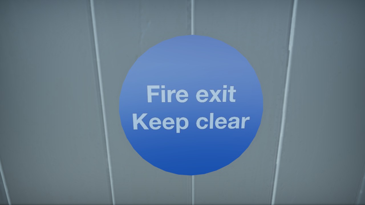 Keep Clear Sign
