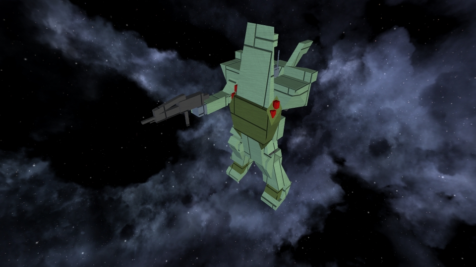 [turret] close escort type RGM-89 JEGAN . Mobile Suit Gundam Char's Counterattack