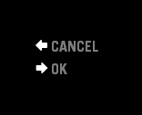 white menu arrows
