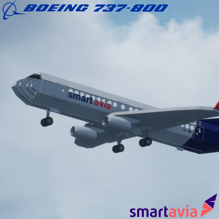 Softbody AIR LINER 737-800 SmartAvia