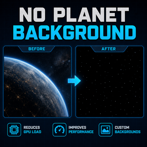 Haylander's No Planet Background