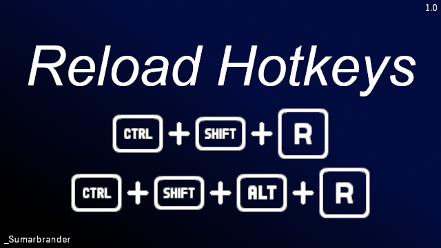 Reload Hotkeys mod preview for RimWorld