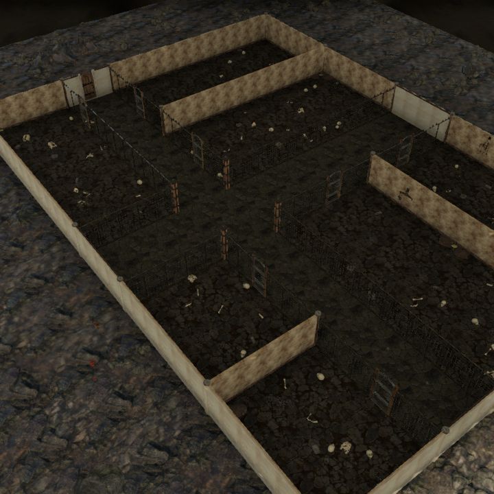 City of the Glass Pool - Slave pens