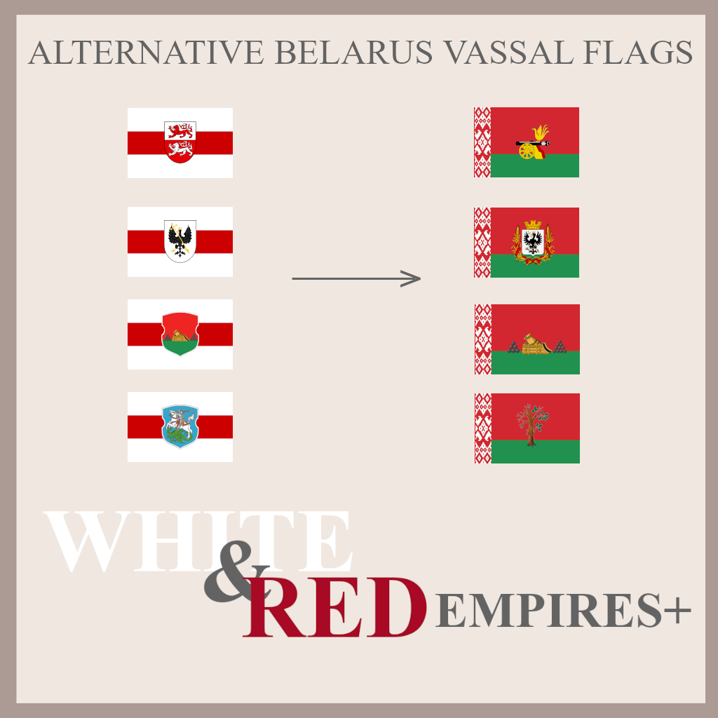 White & Red Empires+: Alternative Belarus Flags preview