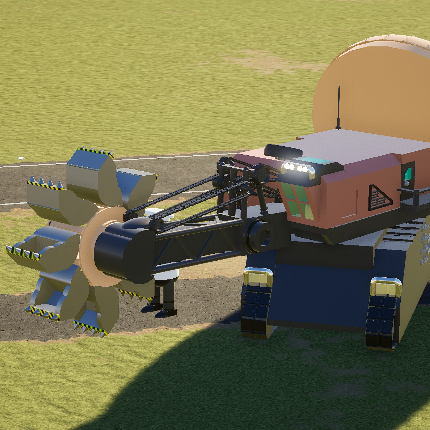 Italian bucket wheel excavator