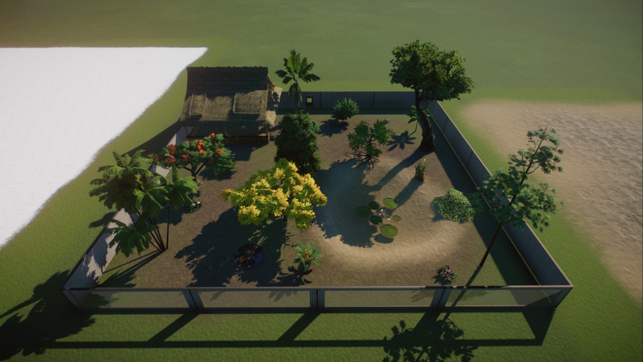 Double Baird's Tapir Habitat (Updated)