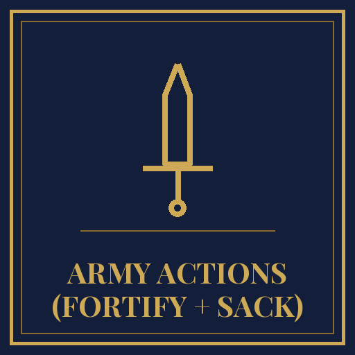 Nicholas - Army Actions (Fortify + Sack)