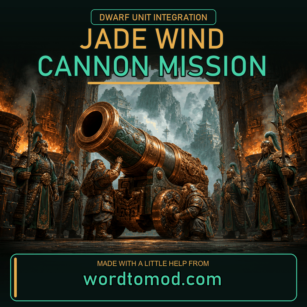 Jade Wind Cannon Mission for Dwarfs