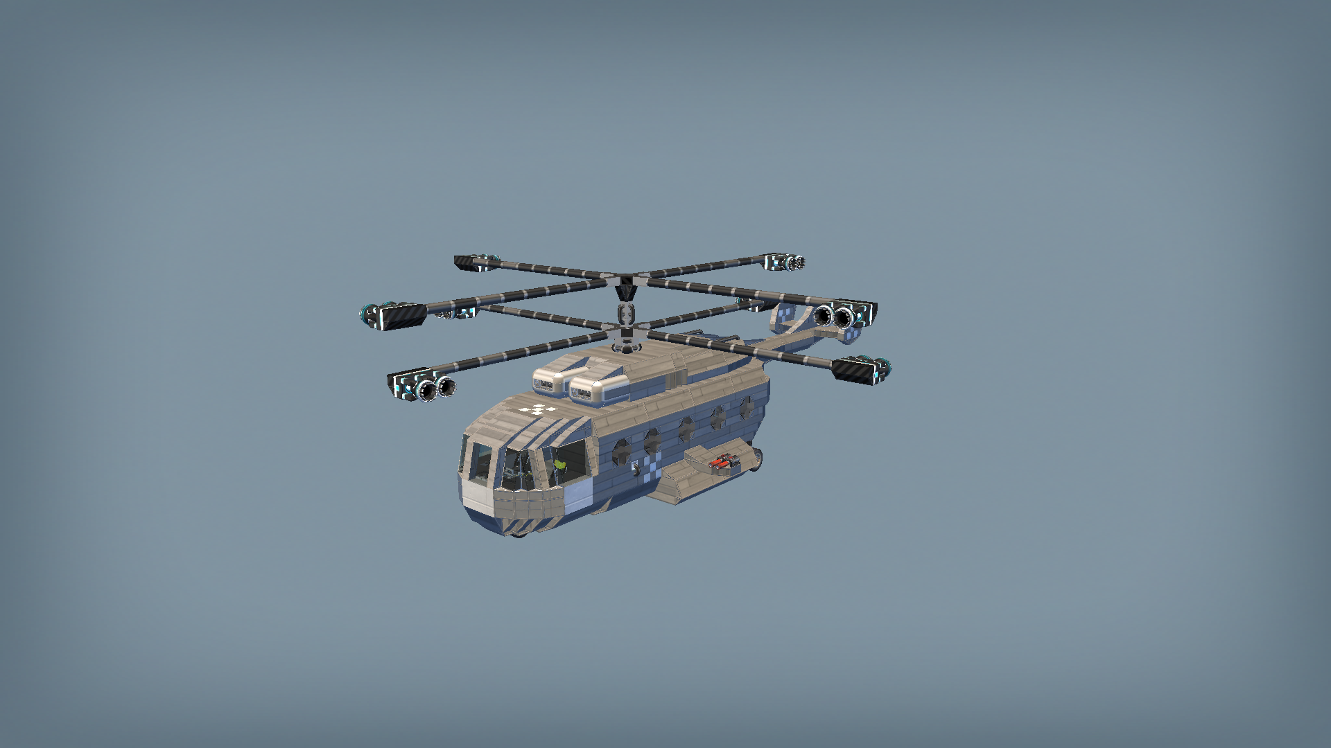 Amphibious helicopter (army version)