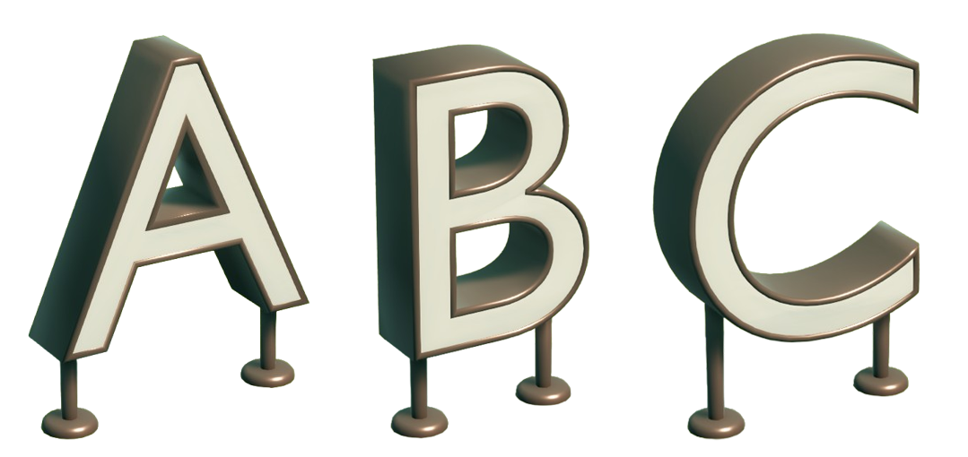 Giant Letter Signs