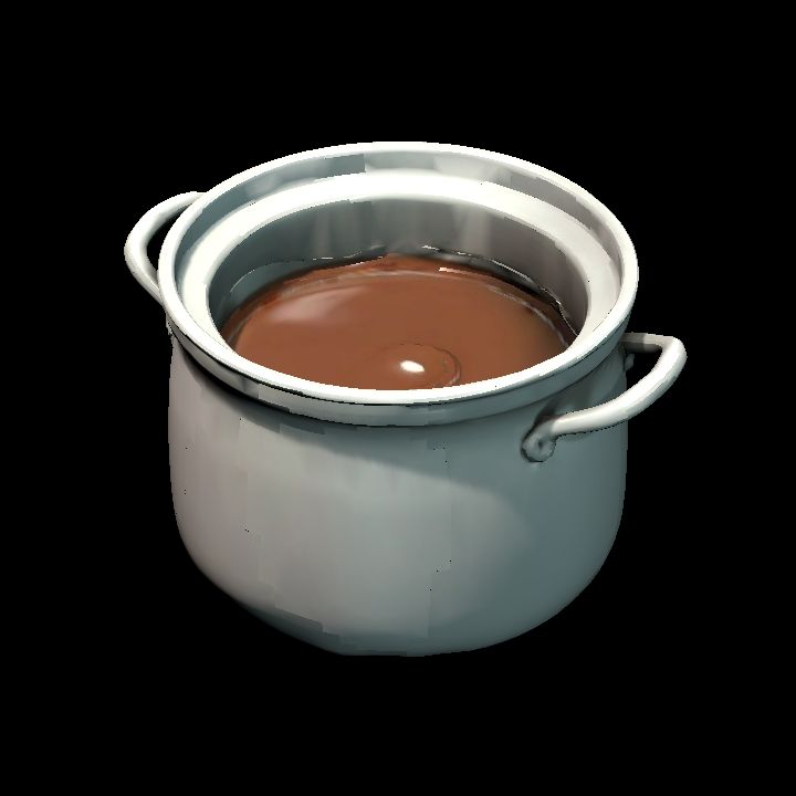 Pan of chocolate