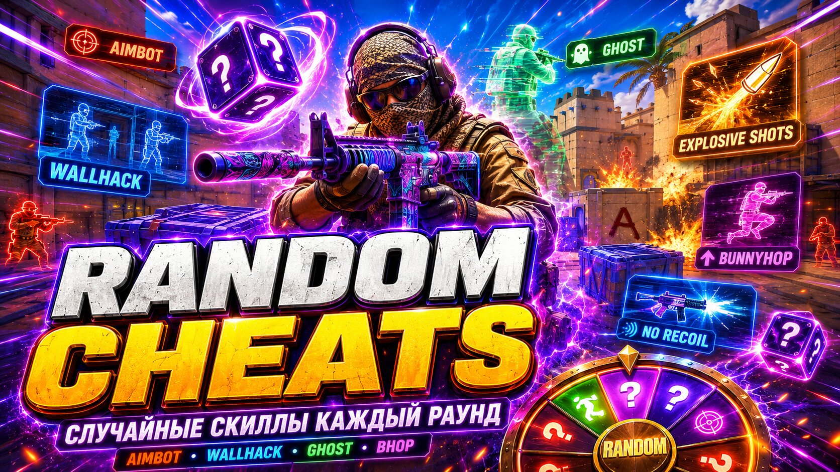 R​A​N‌D⁠O‍M﻿ C​H‍E﻿A⁠T​S‌ 2 – Counter-Strike 2 Mod